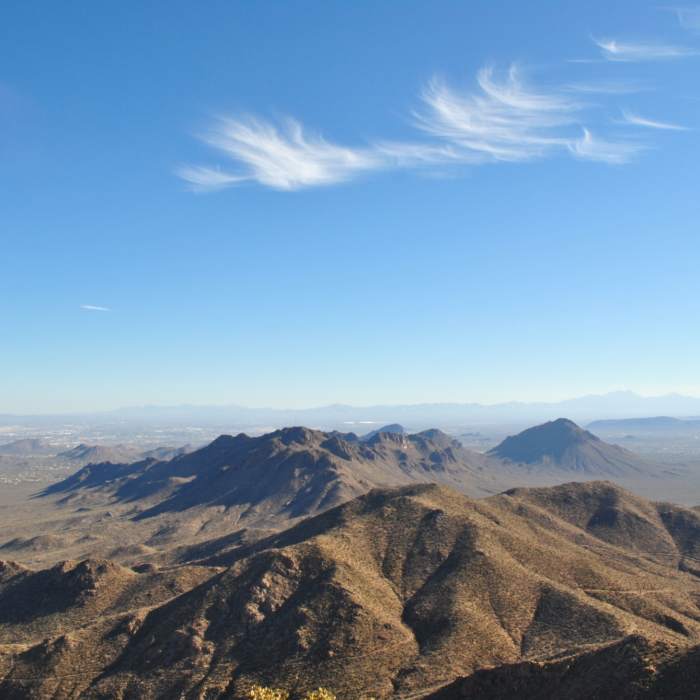 Near Wasson Peak Circle Route