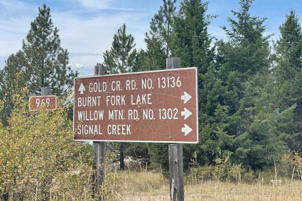 Willow Mountain to Burnt Fork Lake Hiking trail