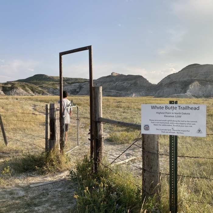 Near White Butte North Dakota's Highpoint Trail
