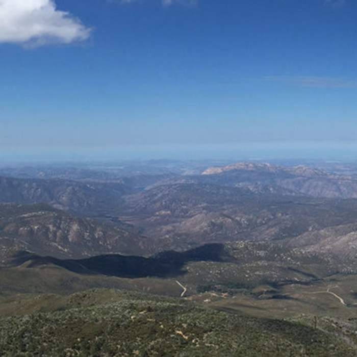 View from Cuyamaca Peak Near Cuyamaca Peak
