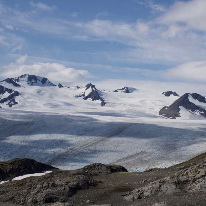 Near Harding Icefield Out and Back