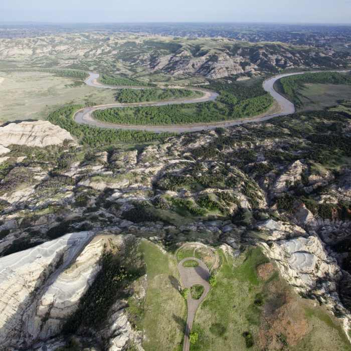 Oxbow Overlook, North Unit, Theodore Roosevelt National Park Near Achenbach Loop