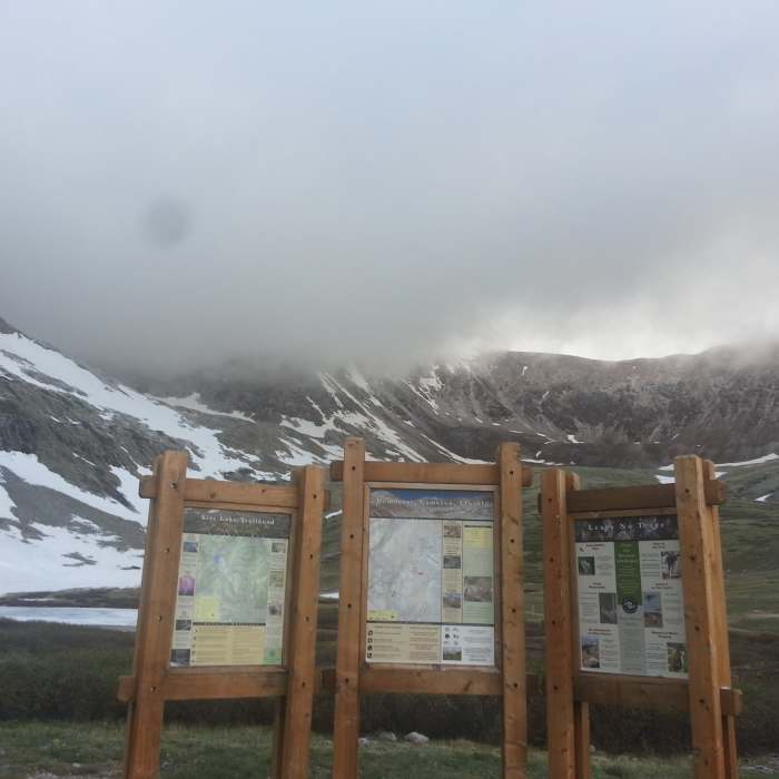 Kite Lake Trailhead Near Mount Lincoln