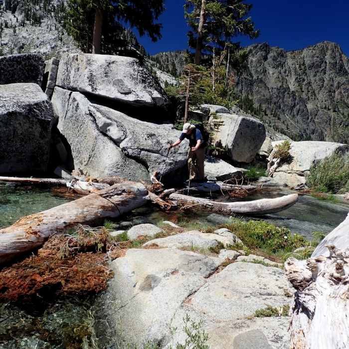 Near Grizzly Lake from China Spring