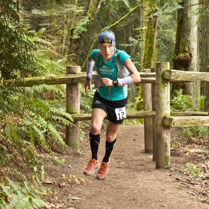 On the hunt in the 2014 Chuckanut 50k Near Fragrance Lake