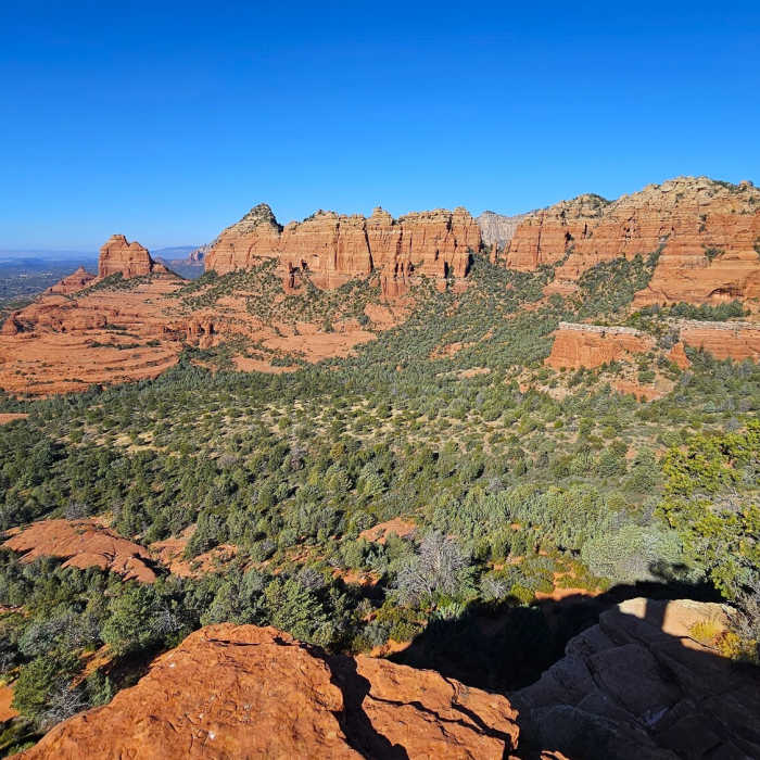 View from the top of Merry Go Round. Near Munds Wagon Trail