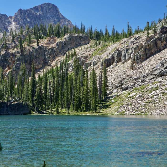 Near Upper and Middle Cramer Lakes