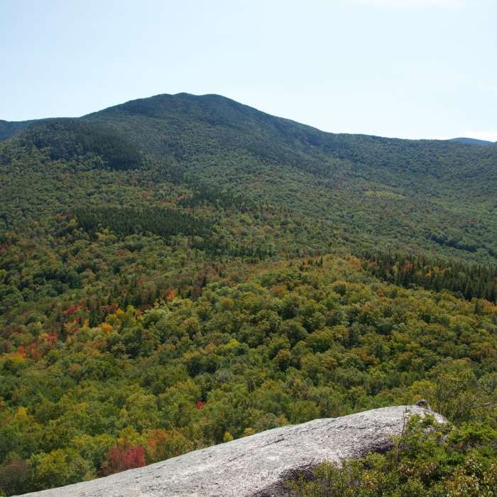 Looking south from Middle Sugarloaf towards South Sugarloaf and Mount Hale. Near Sugarloaf