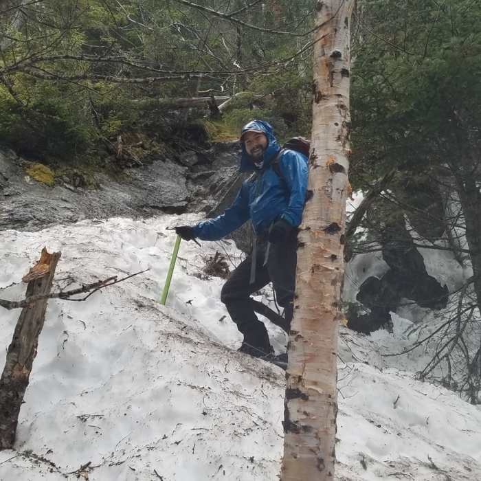 Winter approach of Lion's Head Trail Near Lion's Head (Winter)