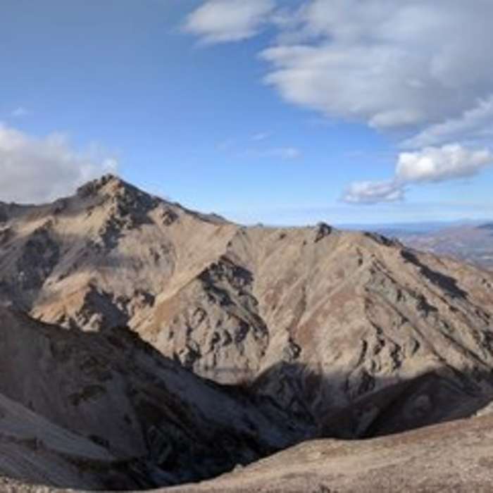 Looking North from near the summit, the views are stunning in every direction! Near Mount Healy from Bison Gulch
