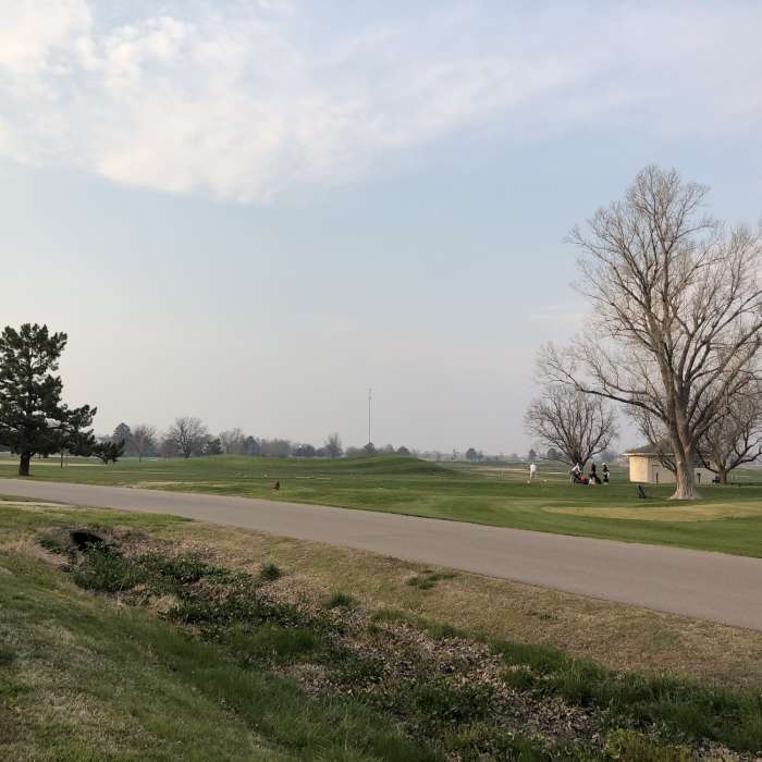 This seemed a little weird, but the connection from Emma Creek Park used some of the paved paths in the golf course to get over to King Park. Near Emma Creek Park / King Park Path