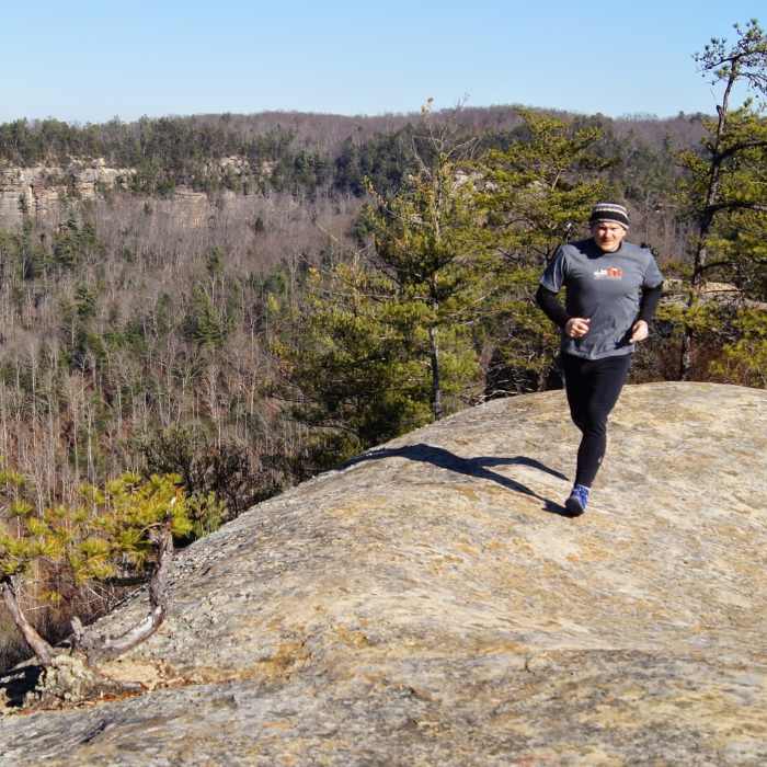 Running back from Hanson's Point Near Hanson's Point Loop