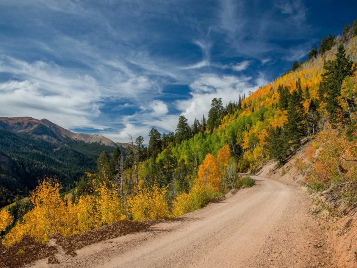 Paiute ATV Trail Beaver Creek over the Tushars trail photo
