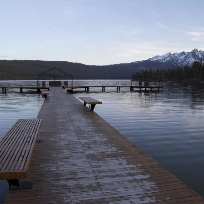 Near Redfish Lake Canyon