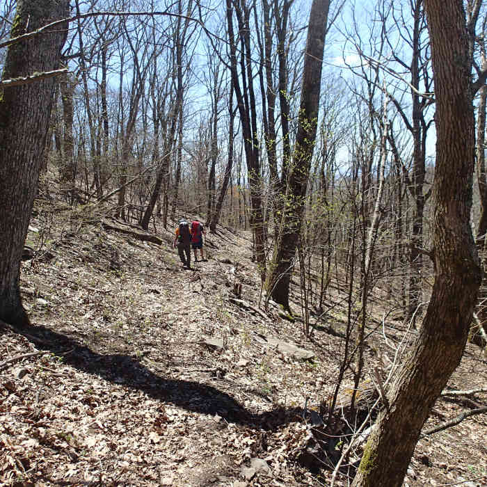 Long Hungry Ridge Trail. with permission from Mike Lerch Near Long Hungry Ridge Trail