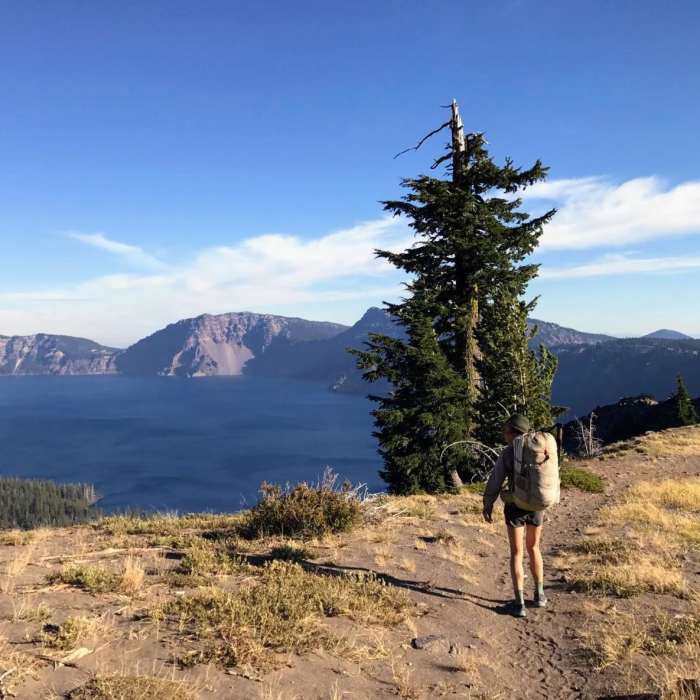 Near Crater Lake Rim Trail