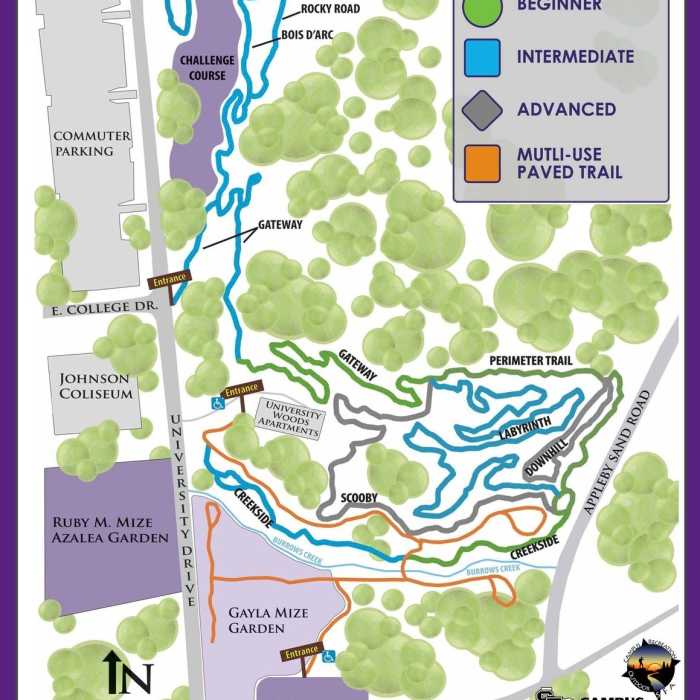 Near SFA Recreational Trails & Gardens