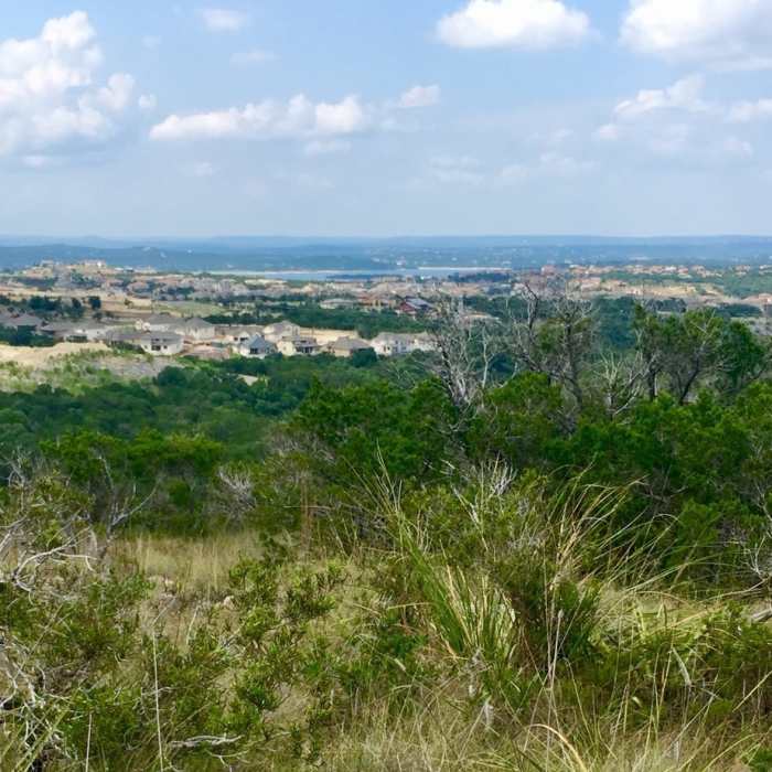 View from the lookout point towards the top of Mt Lakeway (about .4 miles before the top, take the small trail to your right) Near Lakeway Canyonlands & Mt. Lakeway Scenic View