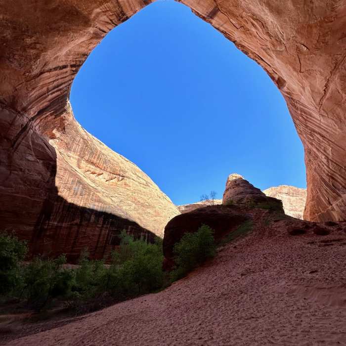 Near Coyote Gulch via Hurricane Wash