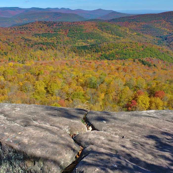 Near Giant Ledge and Panther Mountain Out and Back