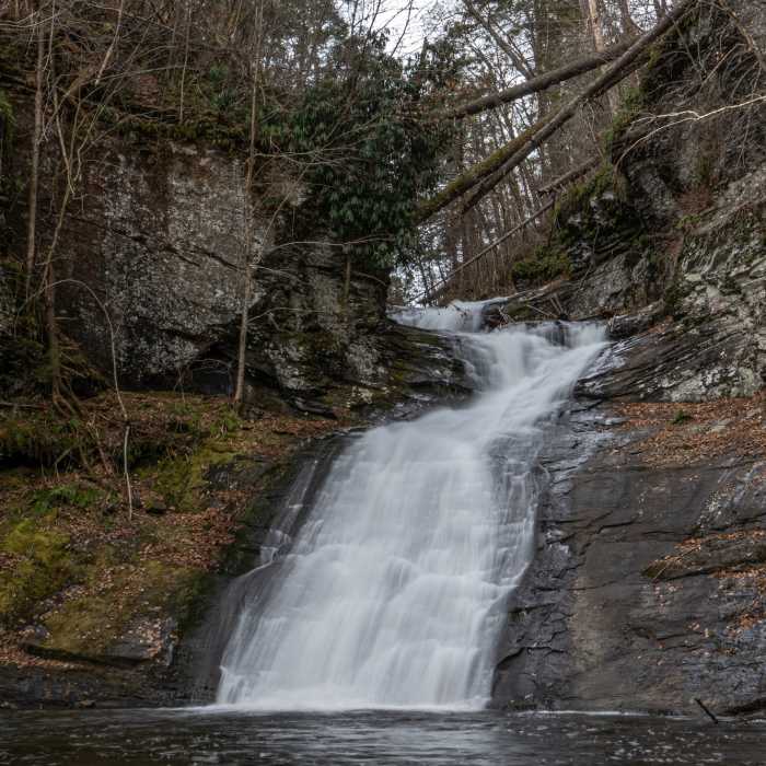 Lower Indian Ladder Falls Near Hornbecks Creek Trail