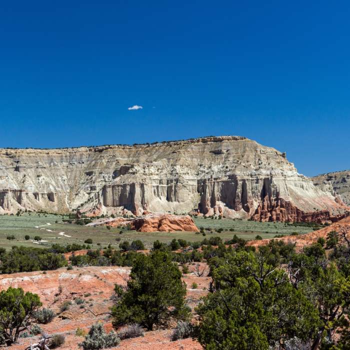 There's plenty of scenery behind Chimney Rock. Near Shakespeare Arch - Sentinel Trail