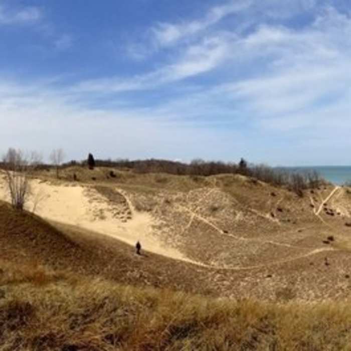 Beach House Blowout panorama. Near Trail 9