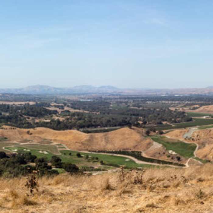 Panoramic view of the Tri-Valley with Mount Diablo in the background. Near Heron Bay Trail - North