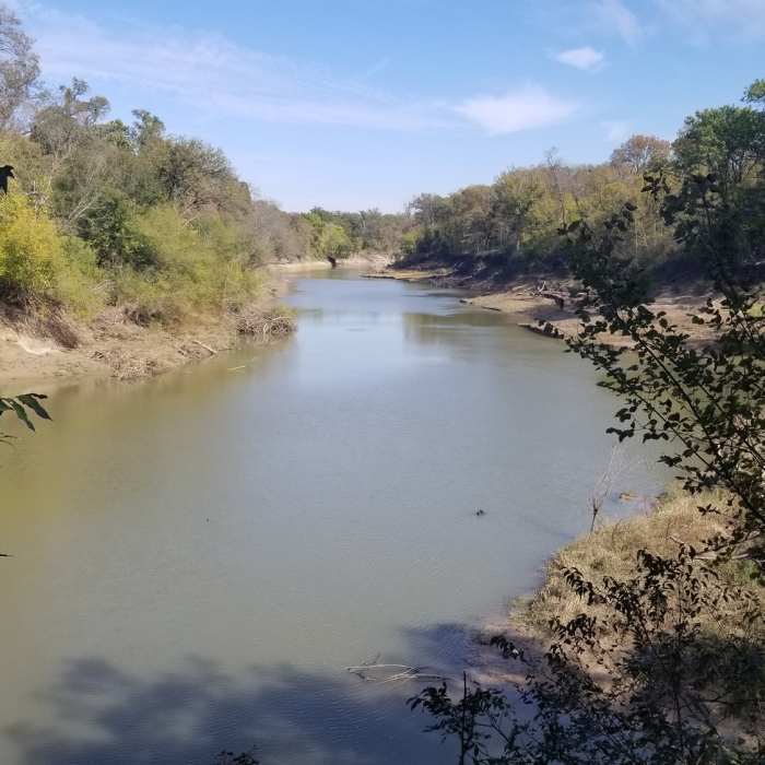 Trinity River Near Goat Island Nature Preserve