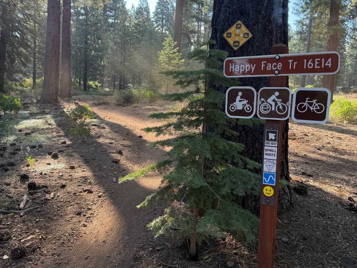 Happy Face (Uphill) trail photo