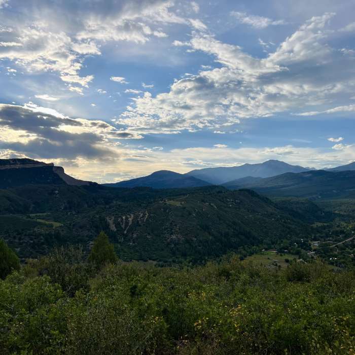 View from the Lupine Trail. Near Vulture