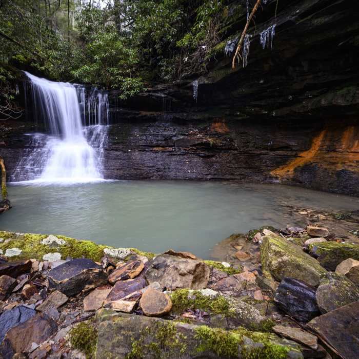 Secluded Falls Near Sheltowee Trace NRT: Big South Fork NRA
