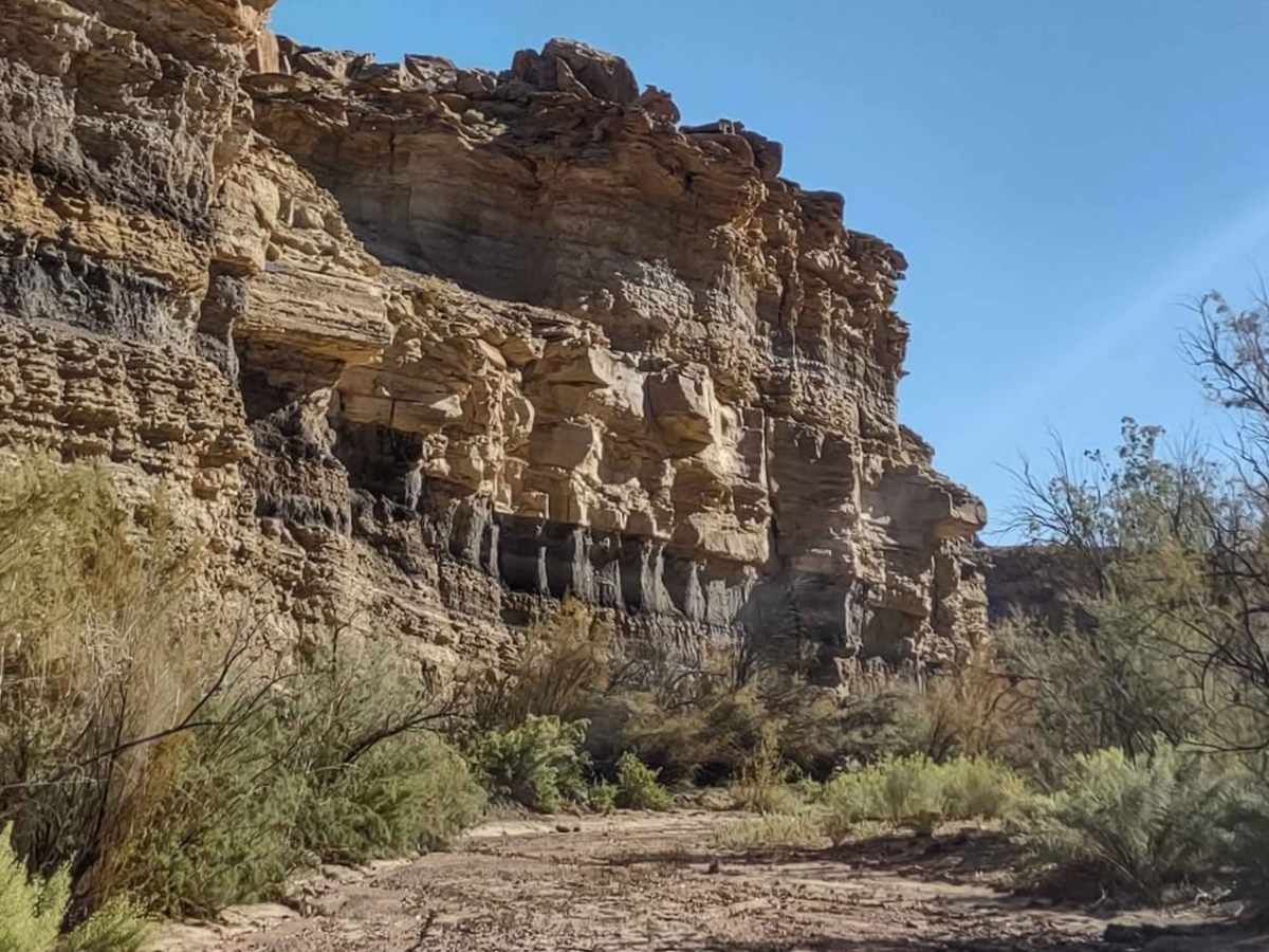 Tusher Wash Left trail photo