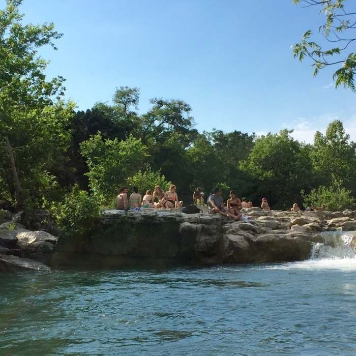 Can't beat Barton Creek for splashing around on a warm day ! It is always better on the weekdays. Near Upper Barton Creek Greenbelt