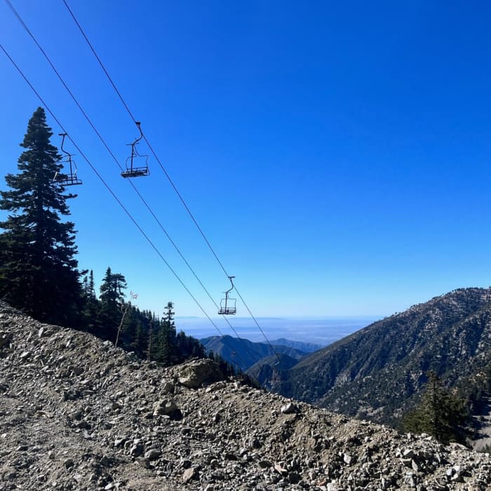 Near Top of the Notch to Cucamonga