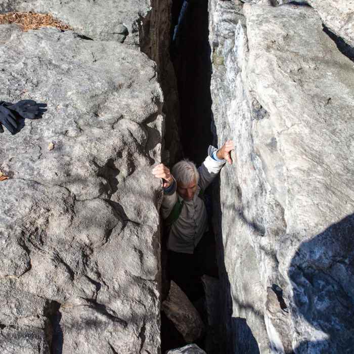 Near Sky Top Tower via "The Trapps"