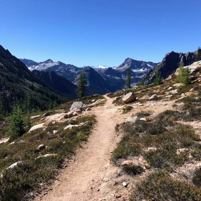 Near Pacific Crest Trail: Section L Rainy Pass to Monument 78