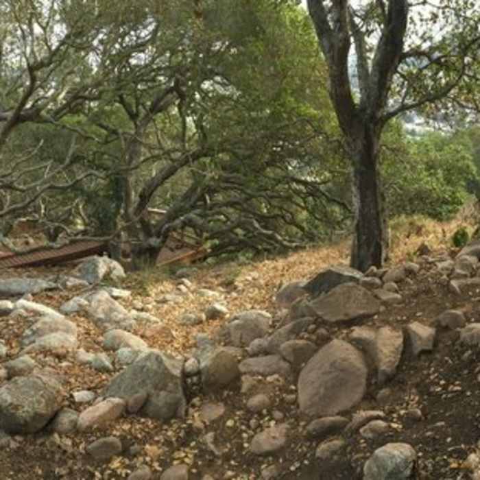 Panorama of trail Near Lemon Grove Loop