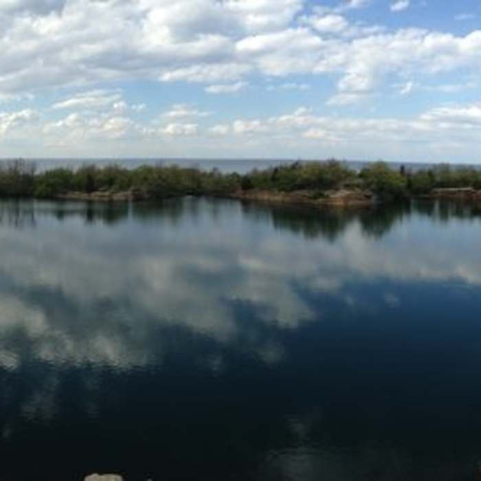 Abandoned quarry at Halibut Point Near Halibut Point Loop