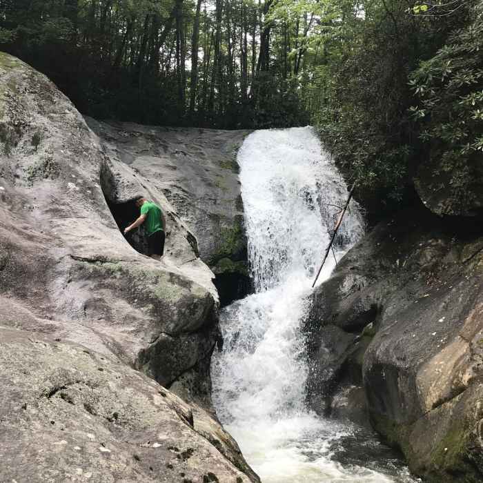 Bard Falls Near Wet'n'Wild Harper Creek Loop