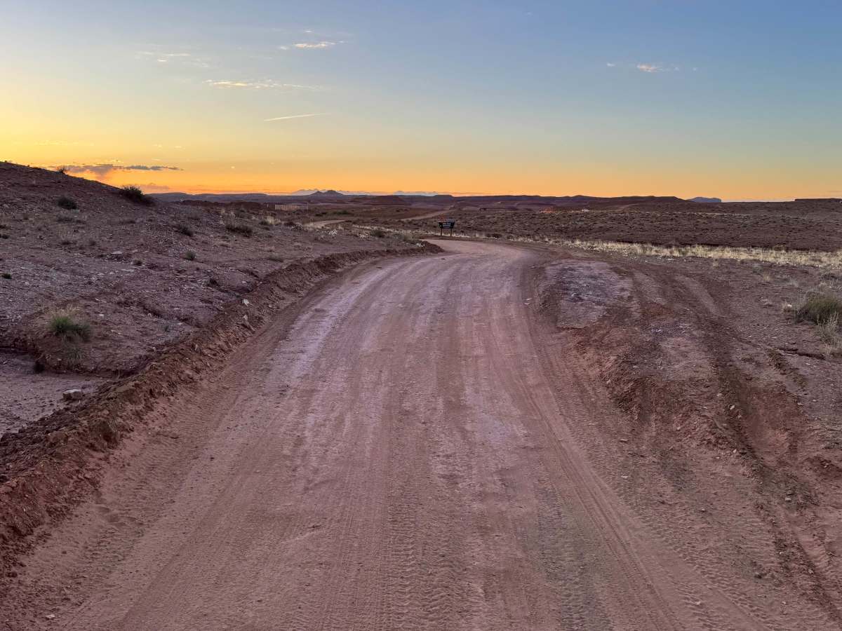 White Wash Sand Dunes trail photo