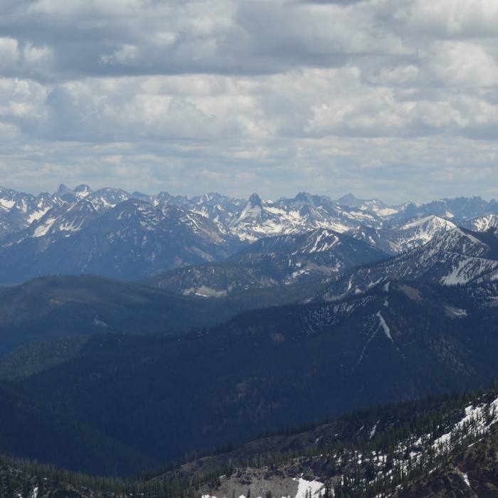 Near Cape Horn Mountain from Lola Creek