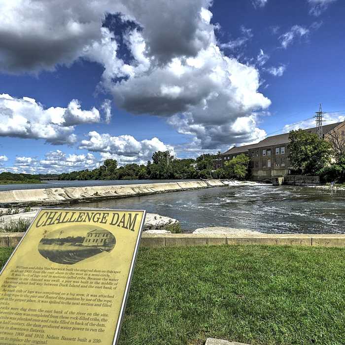 Challenge Dam. Near Fox River Trail