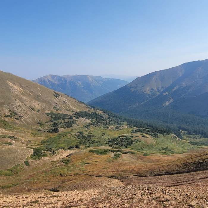 Near Woods Mountain Ridge Cross Country Hike