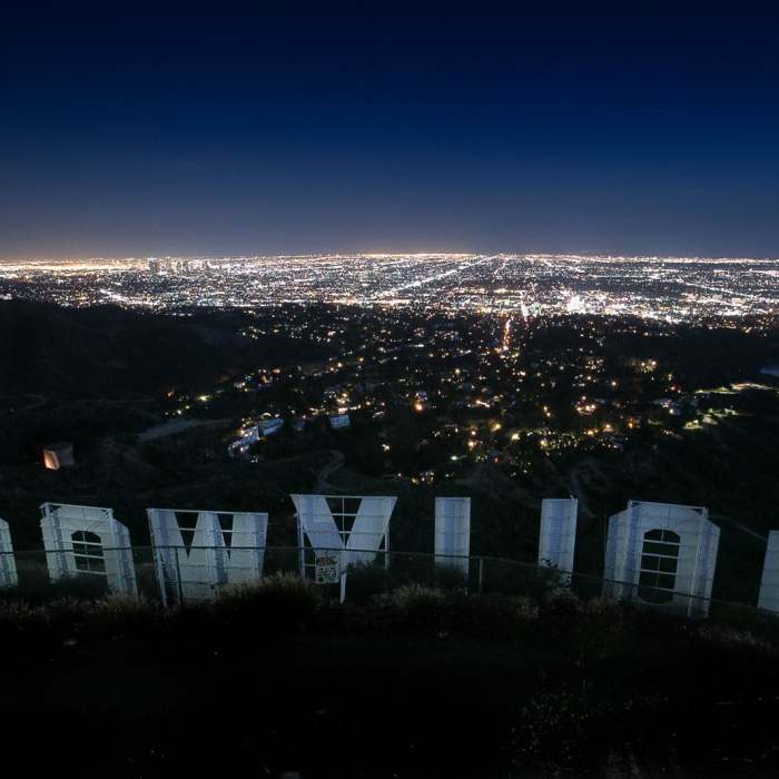 Near Hollywood Sign via Mount Lee Drive