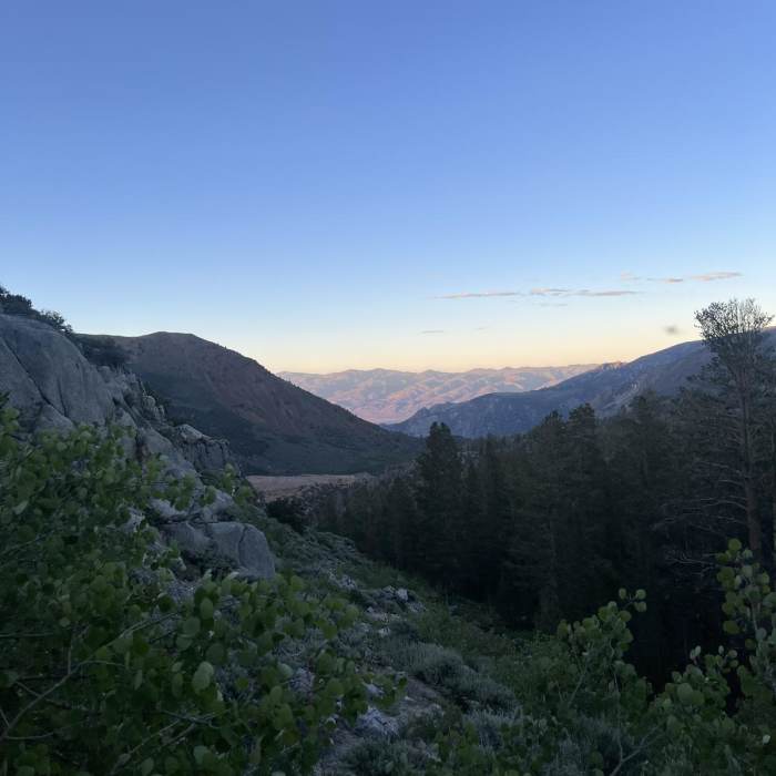 Near Lamarck Col to Piute Pass Loop