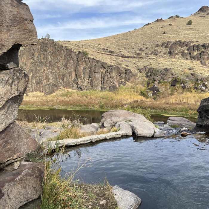 Near Three Forks Road to Three Forks Hot Springs Near Three Forks Road to Three Forks Hot Springs