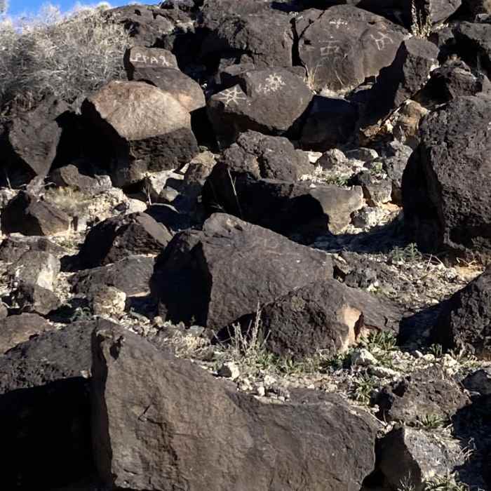 Near Piedras Marcadas Canyon Trail