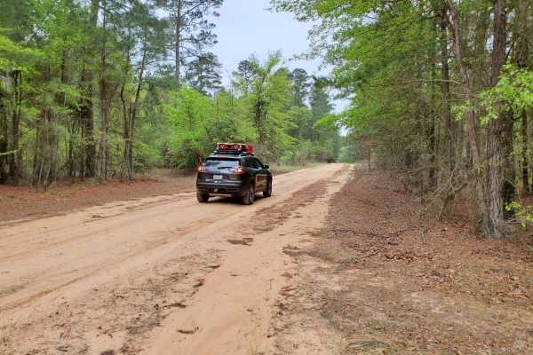 Primitive Camp and Shooting Range in Poison Springs WMA