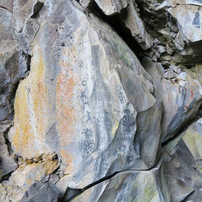 Near Skull Cave, Symbol Bridge + Big Painted Cave Near Skull Cave, Symbol Bridge + Big Painted Cave